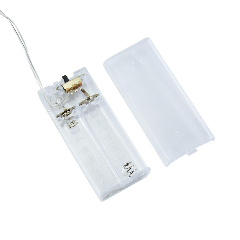 2M 10LED Casă din lemn de Crăciun șir de lumină cu zâne LED 2025 Anul Nou acasă ghirlandă suspendată ornamente pentru copac de Crăciun lampă de decorare