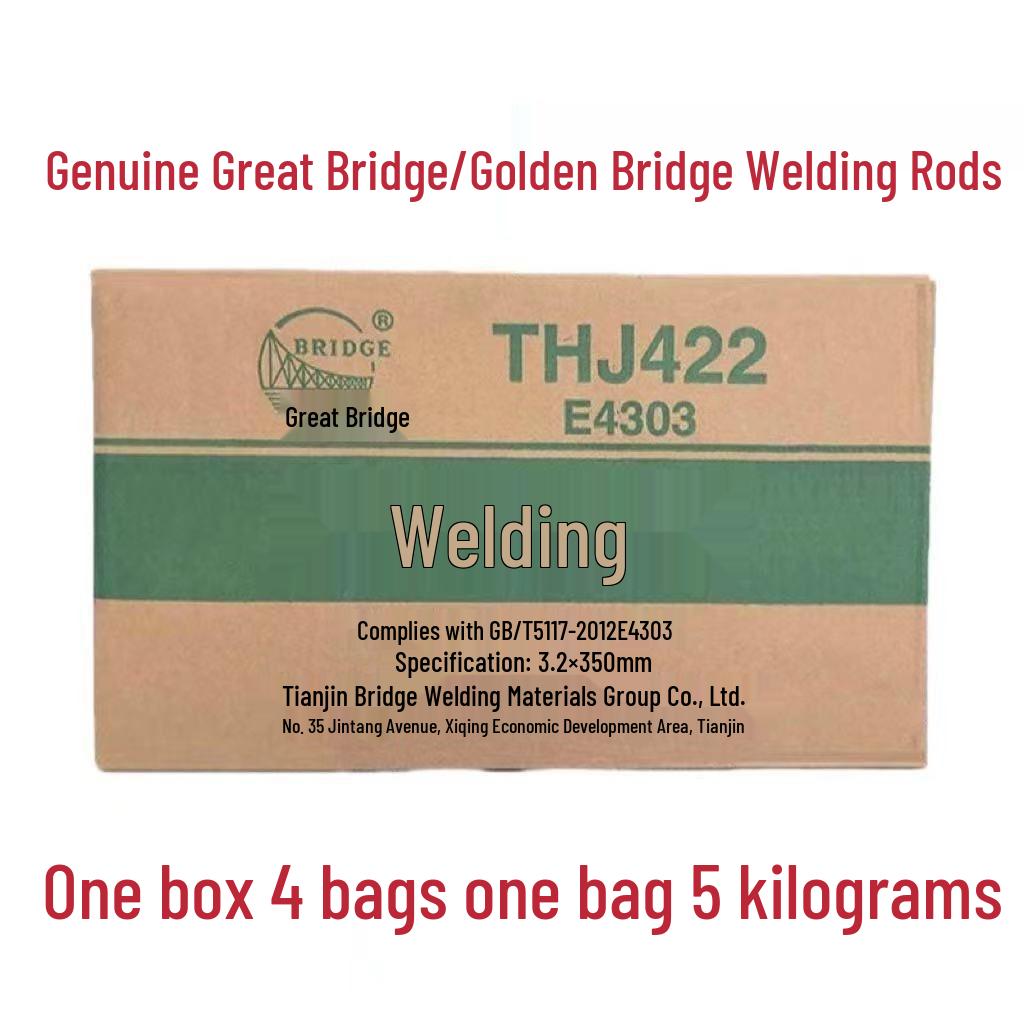 

J422 Carbon Steel Welding Rods - 2.5/3.2/4.0 mm, Anti-stick, Spatter-Free for Home Use. Mainland China