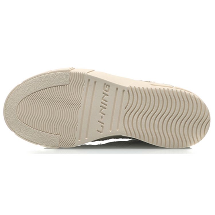Li Ning CF Retro Casual Low-Top Sneakers Women Sneakers Swan-White AGCQ386-2