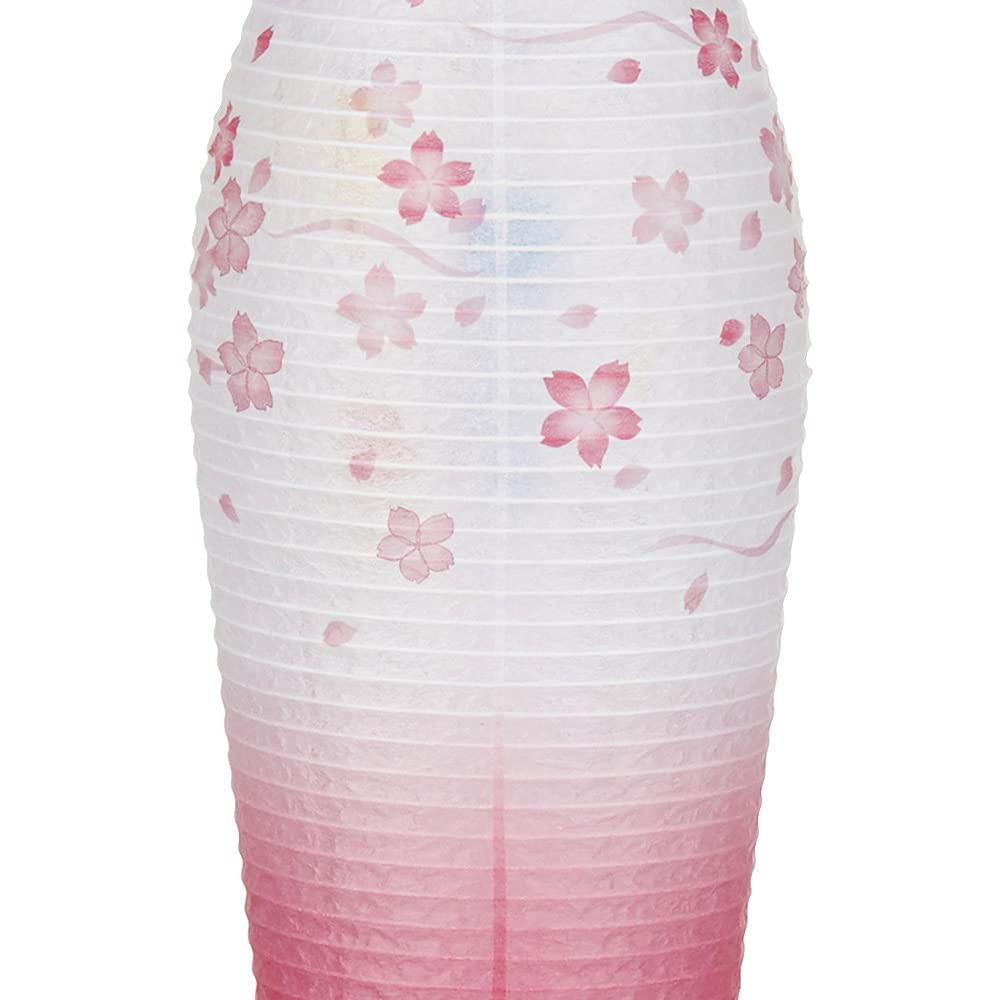 Buddhist Altar Shop Takita Shoten Bon Lantern Mini Bon Lantern LED Cordless Rotating Lantern Tokage Soft Cherry Blossom Pair Set Height 28cm X Width