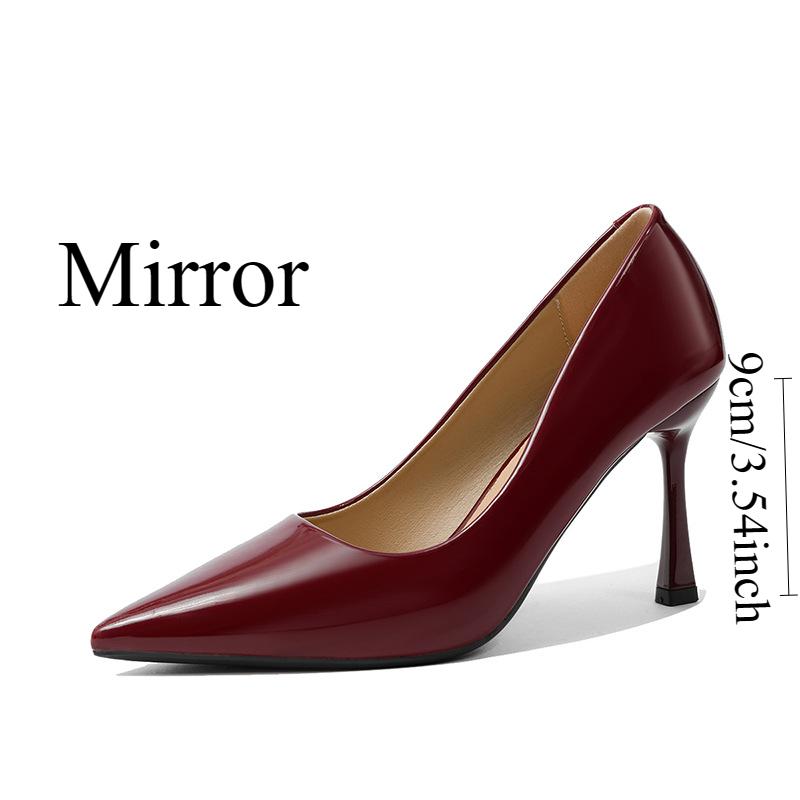 Pantofi cu toc înalt sexy profesioniști, cu vârf ascuțit, pantofi de lucru la modă, pantofi cu temperament pentru femei, pantofi de navetă