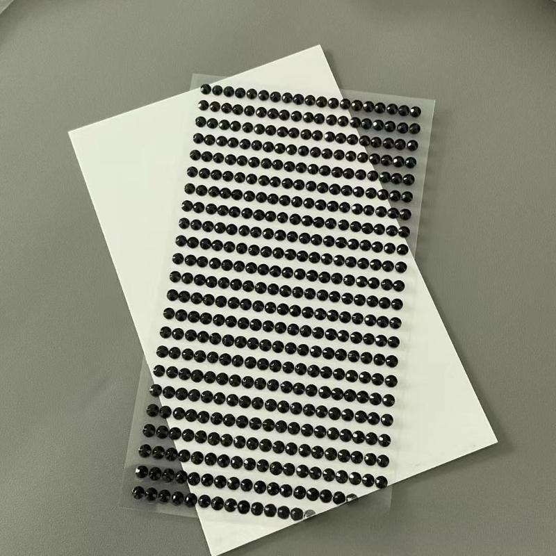 Vackra Glänsande Kristall Strass Pärla Stjärna 3D Klistermärken Scrapbok Telefonfodral DIY Dekorationer Dansuppvisning Smink Ansiktsklistermärken