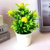 Rose Mini Flower Potted Home Decoration Ornaments For Tabletop Gift Decor