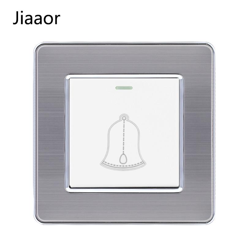 Padrão Europeu Tipo 86 Painel de Interruptor e Tomada de Parede Duplo em Aço Inoxidável com USB-C, Estilo Alemão, Montagem de Parede Embutida.