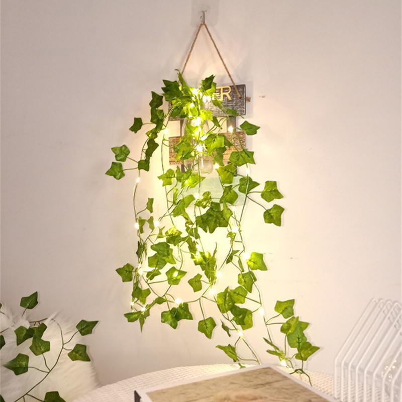 Perete Artificial de Iederă Plante Decorative de Casă Liane Ghirlandă de Verdeață Agățată Pentru Cameră Grădină Birou Nuntă Decorațiune de Perete Frunziș