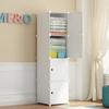 Modular Wardrobe Wardrobe Wardrobe White Shelves Bookshelf Post