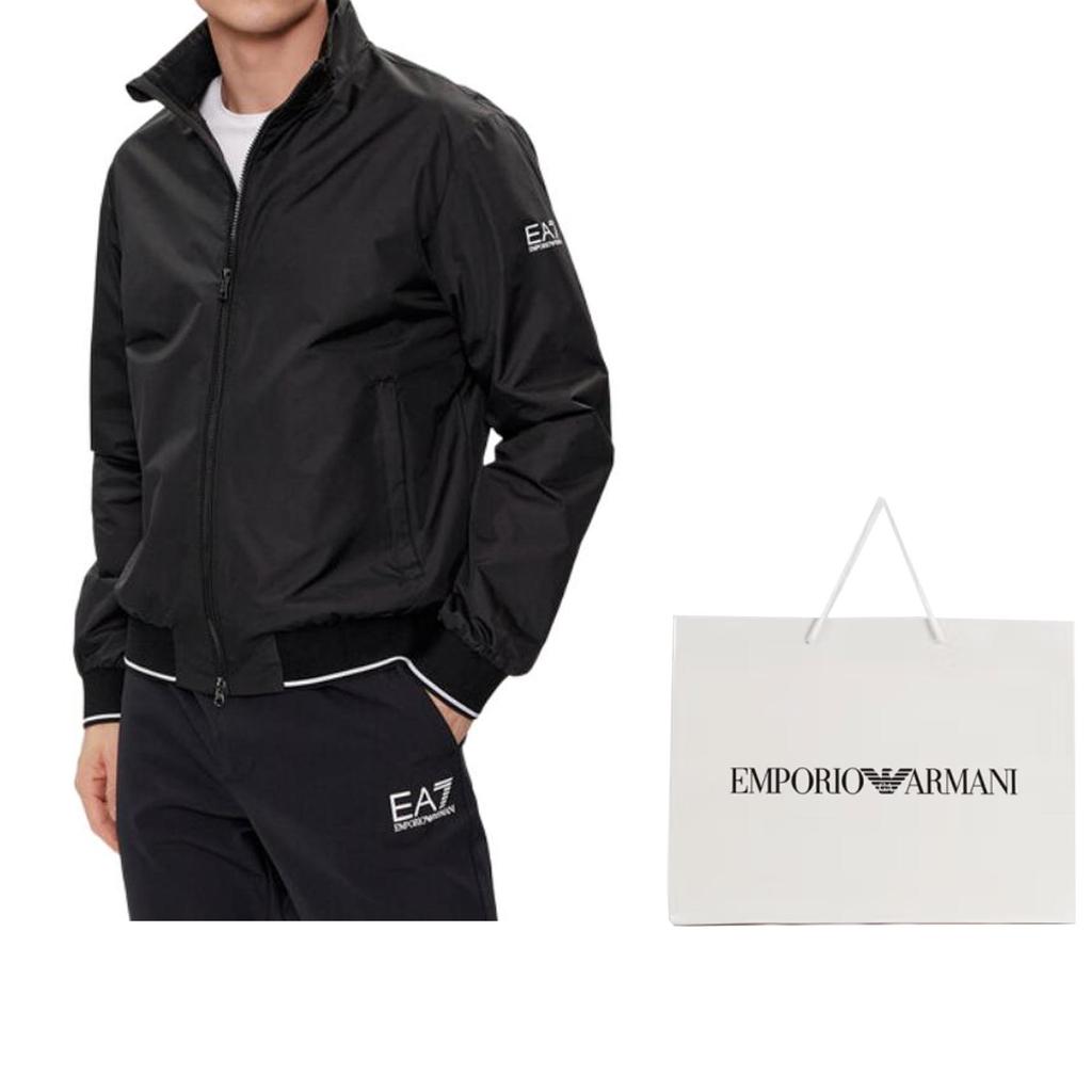 EMPORIO ARMANI Logo-Printed Zipped Lightweight Jacket 3DPB07-PN27Z-1200