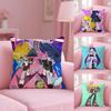 P-Panty & Stocking with Garterbelt Kissenbezug Kurzer Plüsch Doppelseitiger Druck Zuhause Maschinenwaschbar im Winter Kissenbezug