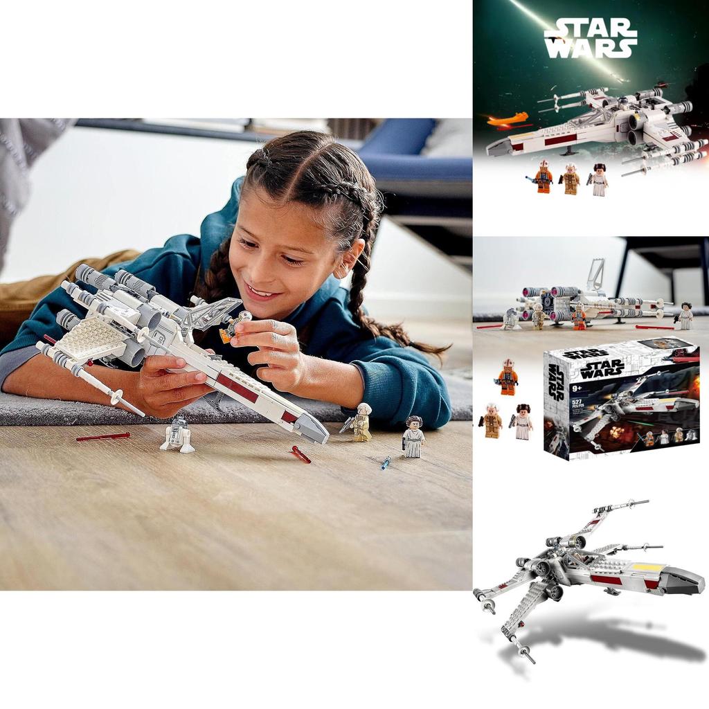 Star Wars Luke Skywalker X Wing Fighter Building Blocks For Kids Perfect Gift
