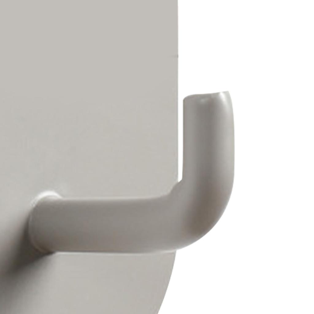 Wall Mounted Self Adhesive Hooks Waterproof Iron Single Hook Punch Free for Kitchen Bathroom Warm