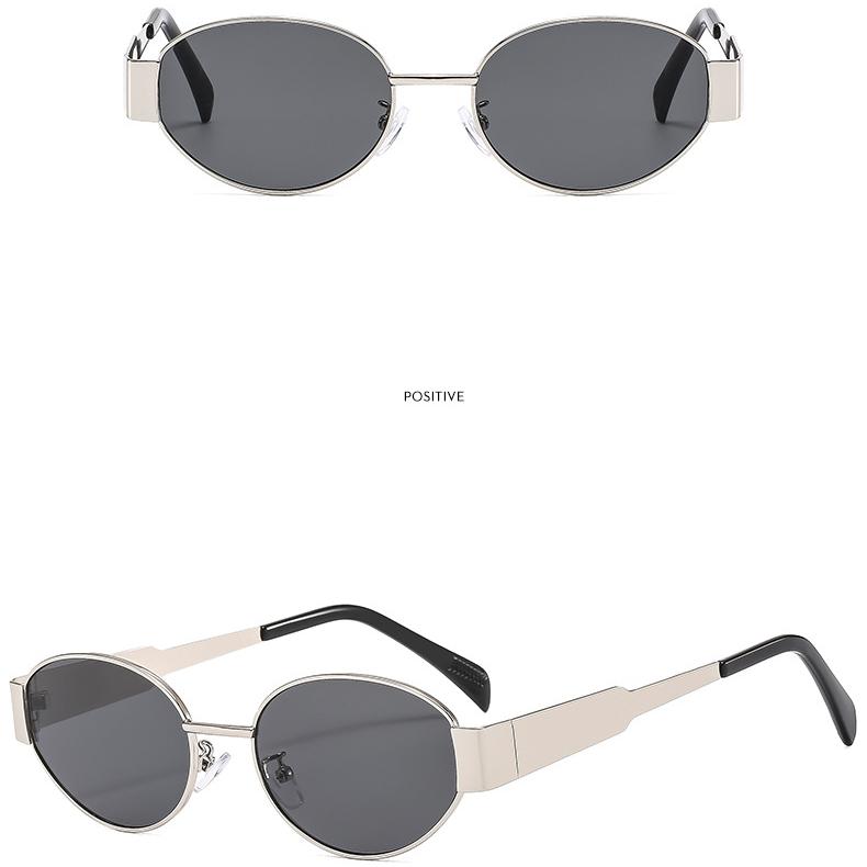 Damenbrille, Sonnenschutz, UV-Schutz, modische Persönlichkeit, Retro, Hip Hop, Pendler, Autofahren, Reisen, Strand, ovale Sonnenbrille