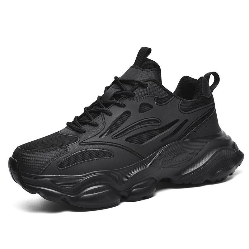 Autumn and winter large size 48 sports shoes thick sole heightening men's shoes foreign trade trend versatile light casual dad shoes men