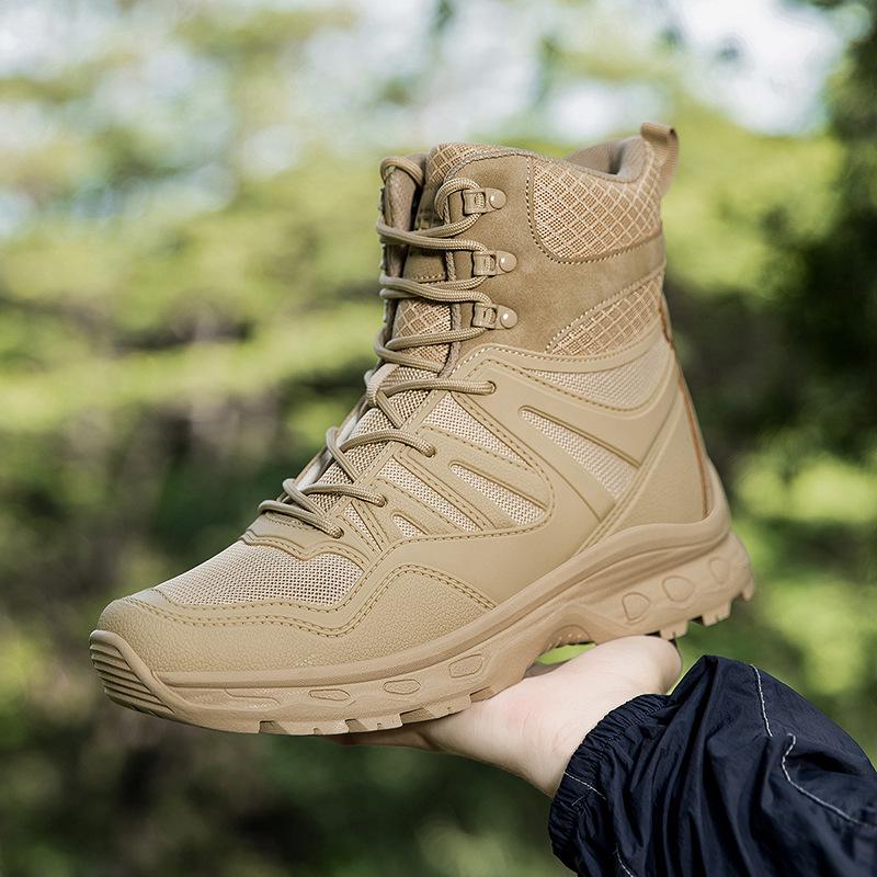 2025 Plus Size Men's Outdoor Tactical Off-road Running Combat Boots
