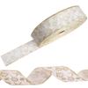 Meter Elegant 2 Christmas Decoration Ribbon With Stylish Powdered Design Print