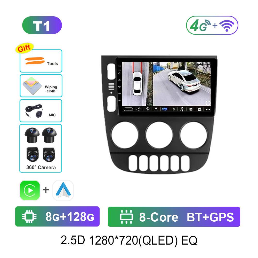 Car Radio Multimedia Player for Mercedes Benz M-Class W163 ML 1997 - 2005 Android 14 4G DSP Stereo Navi GPS WIFI Touch Screen