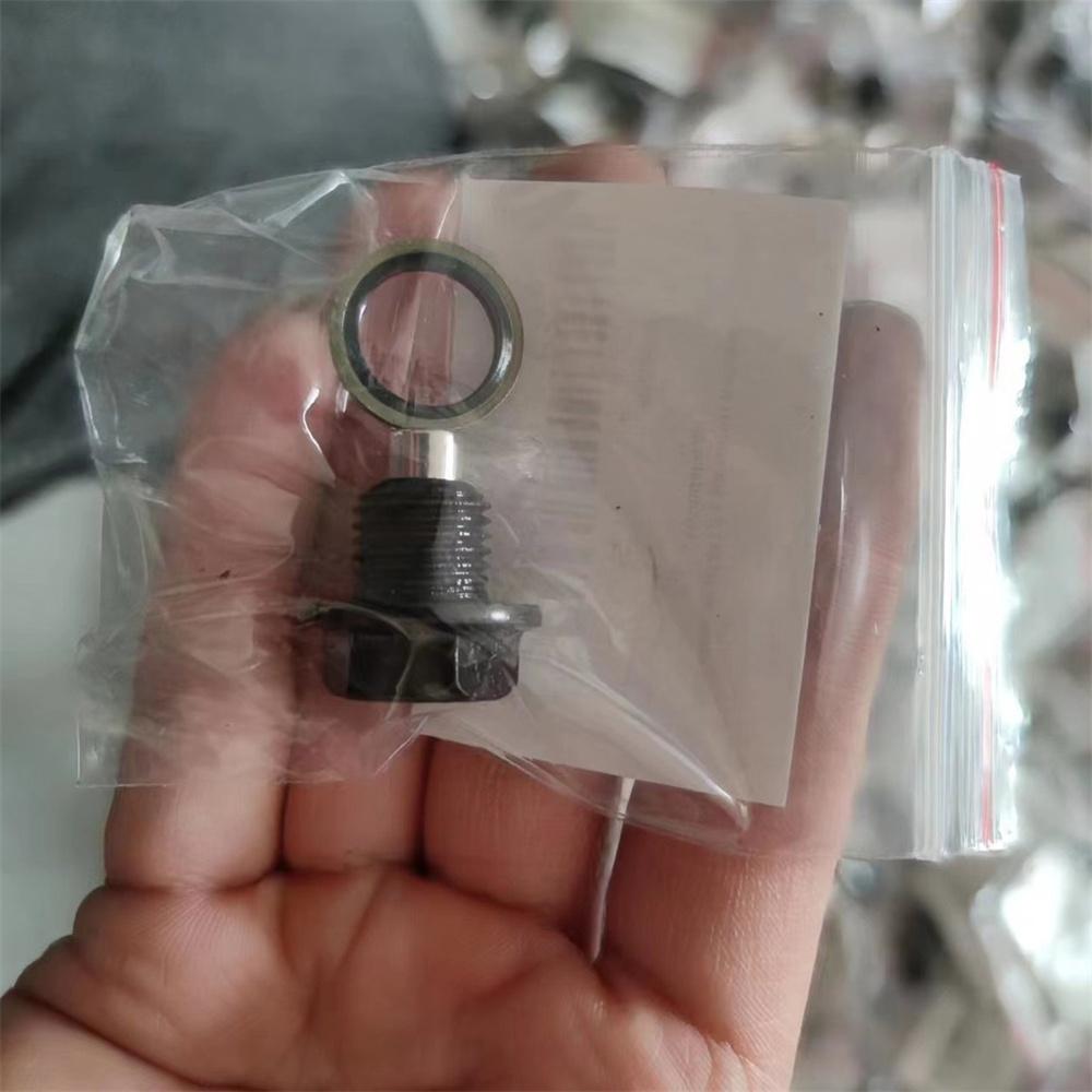 Car Oil Pan Drain Plug Bolt W/ O-Ring For Renault Lada Peugeot Citroen Berlingo