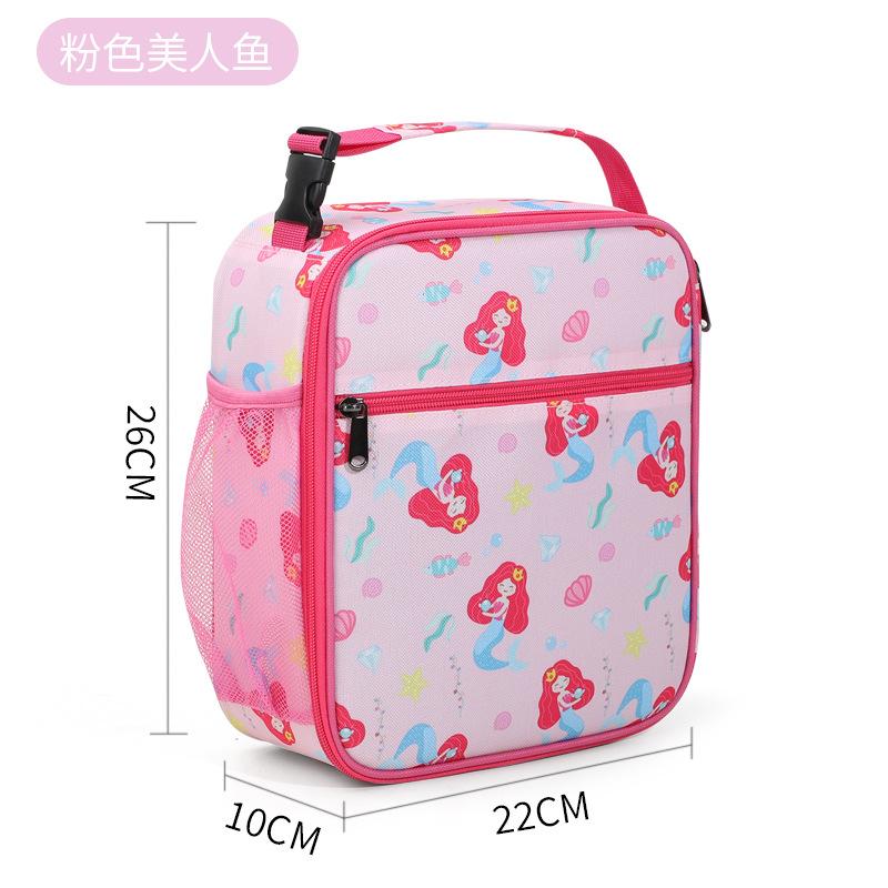 

Children s best-selling lunch bag hand-held and crossbody large-capacity fresh-keeping ice bag outdoor lunch box insulated bag