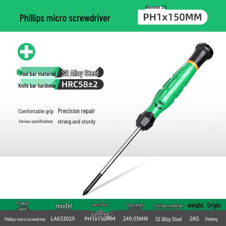 Rotating Color Ring Precision Mini Screwdriver for Mobile, Clock, Watch, Tablet Repair