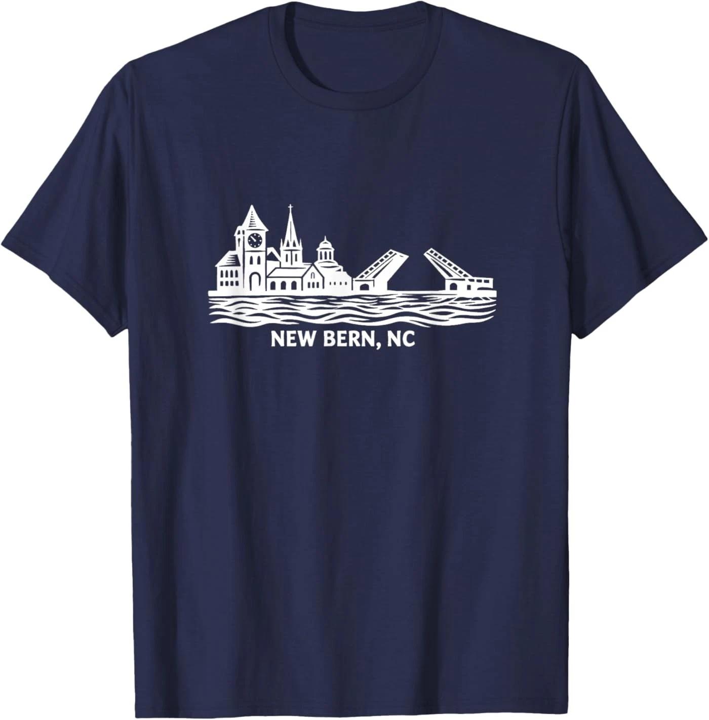 New Bern Skyline T-Shirt 4XL