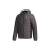 Adidas Down Jackets Men's Black Hooded Moderate Quilted Down Jacket CV6813