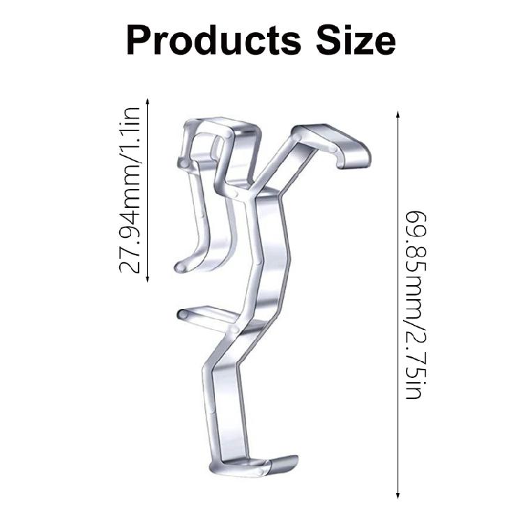 20Pcs Blinds Curtain Clips Horizontal Window Curtains Securing Clamps for Hiddens Valance Sheer