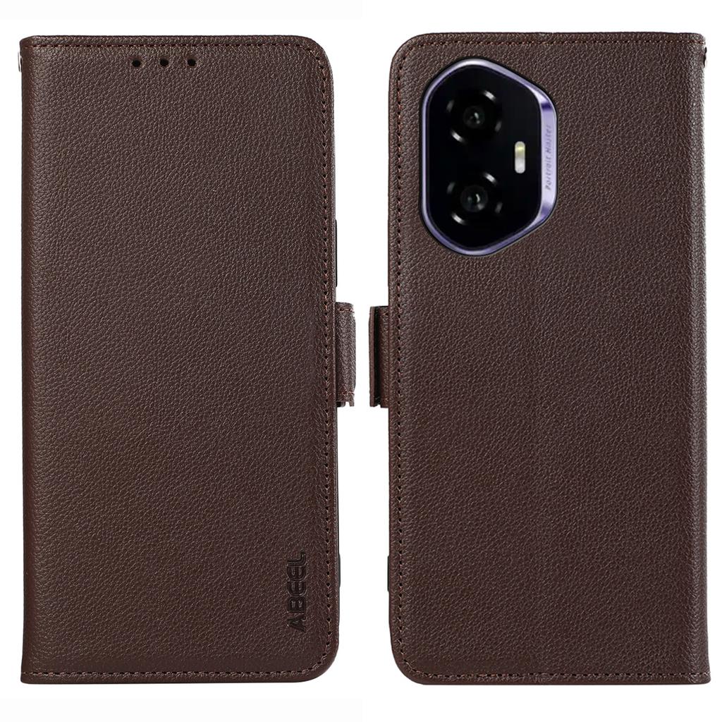 ABEEL For Honor 400 Case Litchi Texture Leather RFID Blocking Phone Cover