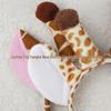 Halloween Animal Headband: Giraffe & Deer Antlers Costume Prop Hair Clip