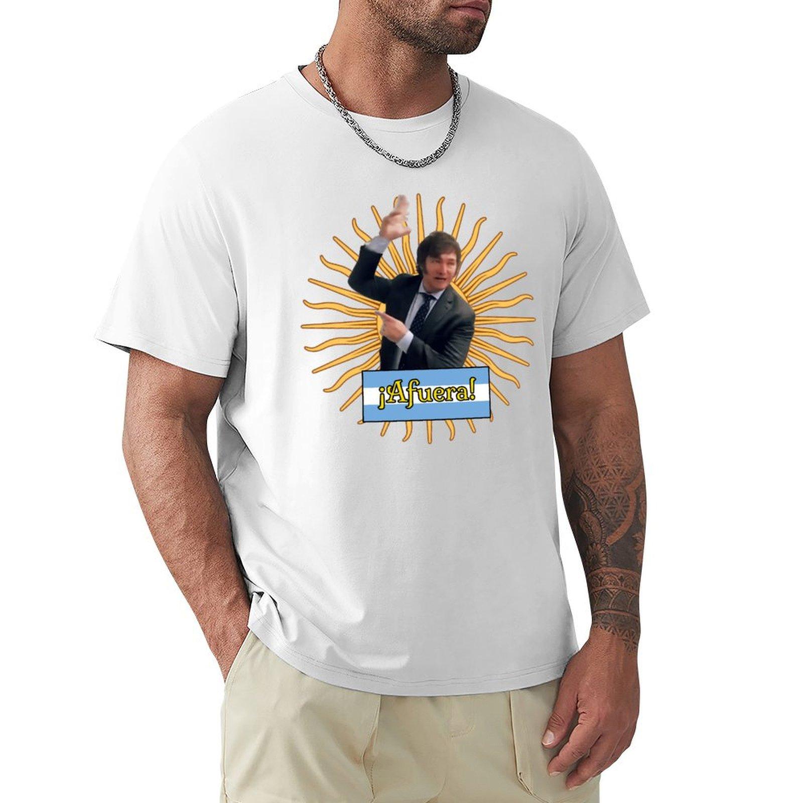 Afuera TShirt clothes graphics baggy shirts korean fashion fruit of the loom mens t shirts S
