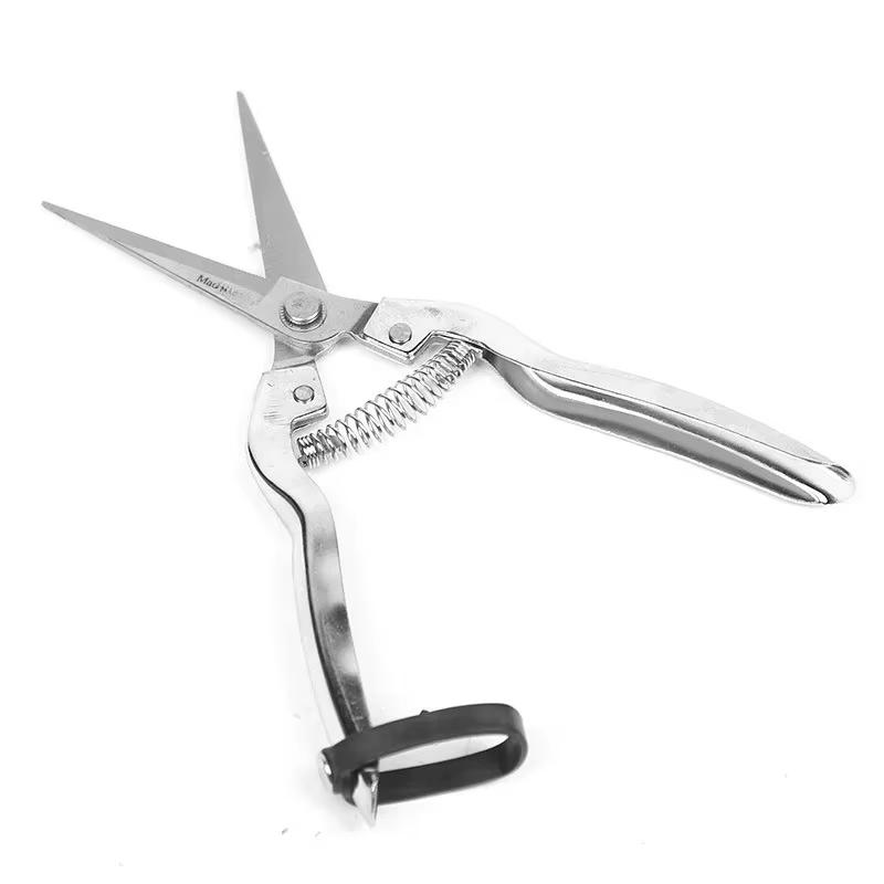Gardening Scissors Stainless Steel Scissors Zinc Alloy Handle Fruit Tree Picking And Trimming Sawtooth Scissors Gardening Tools