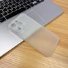 Paper-thin Apple 16ProMax ultra-thin matte mobile phone case, suitable for iphone14 matte semi-transparent XR soft case