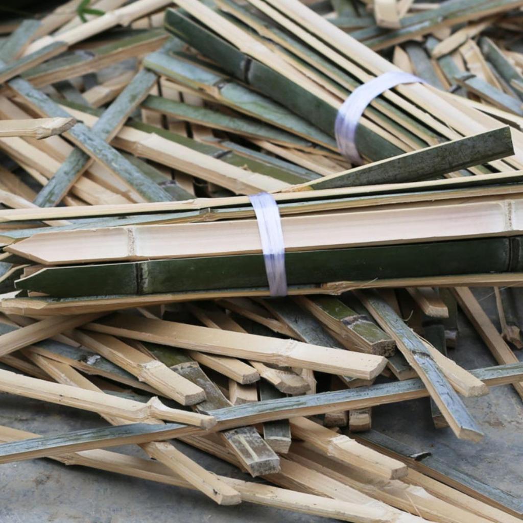 Bamboo Pointed Stakes for Surveying, Garden Layout, & Protective Fencing