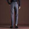 Men Stretch Solid Black Smart Casual  Pants Mens Trousers Office Quick Dry Suit Pants New Spring Autumn Korean Straight Pants