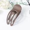 French Style Hair Claw Hollow U-shaped Strong Grip Women Hair Clip Curved Ponytail Holder Hair Styling Tool