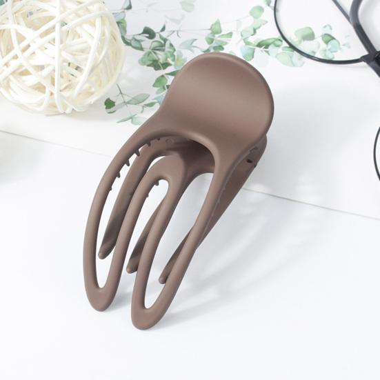 French Style Hair Claw Hollow U-shaped Strong Grip Women Hair Clip Curved Ponytail Holder Hair
