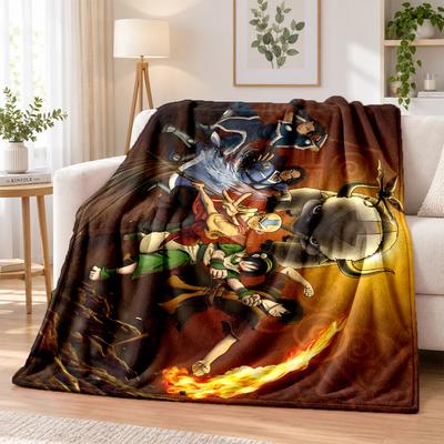 Avatar Flannel Throw Blanket Soft Warm Cozy For Sofa Bed Indoor Home Bedroom Use