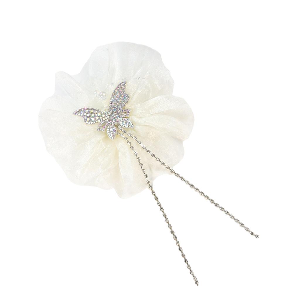 Crystal Flower Artistic Applique for Hair Clip Clothes Hat Sewing Brooch DIY Scarf Wedding Dress Decors Accessories