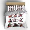 Creativity Animal Band Playing Red Guitars Duvet Cover Set With 3D Printing Design Soft Polyester Bedding Set All-Season Comfort