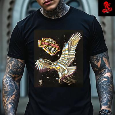 Herren- und Damen-T-Shirts Harley-Davidson Motorräder Adler Premium Unisex Biker
