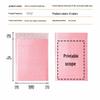 Pink & Black Shockproof Bubble Bags - Custom Printable Self-Adhesive Packaging