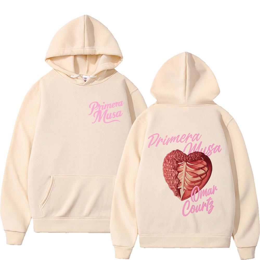 Rapper Omar Courtz Primera Musa  Graphic Hoodies Men's Clothing Vintage Hip Hop Hoodie Oversized Loose Sweatshirt Streetwear
