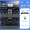 Odorless Dark Blue L07 Car Floor Mats: Full-Coverage Interior Protection, Eco-Friendly and Durable Leather Design