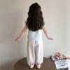 Summer Girls Fashionable Casual Two Piece Set Cute Baby Short Sleeve T Shirt And Pants Trendy Kids Clothing