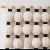 1pc Hand-woven Round Cotton Rope Simple Tassel Tapestry Gourd-shaped Wall Hanging in The Living Room Homestay Cotton Gift
