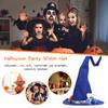 Halloween Party Felt Witch Hat Handmade Witch Hat for Women Masquerade Cosplay