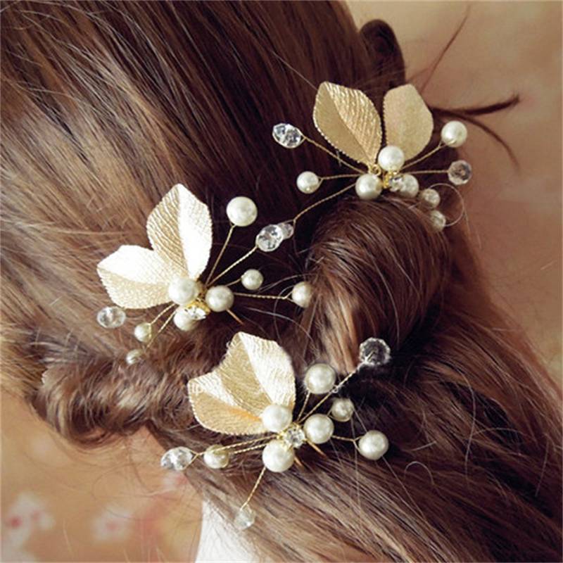 Jewelry Handmade Hair Accessories Decoration Pearl Material Hairpin Small Wholesale