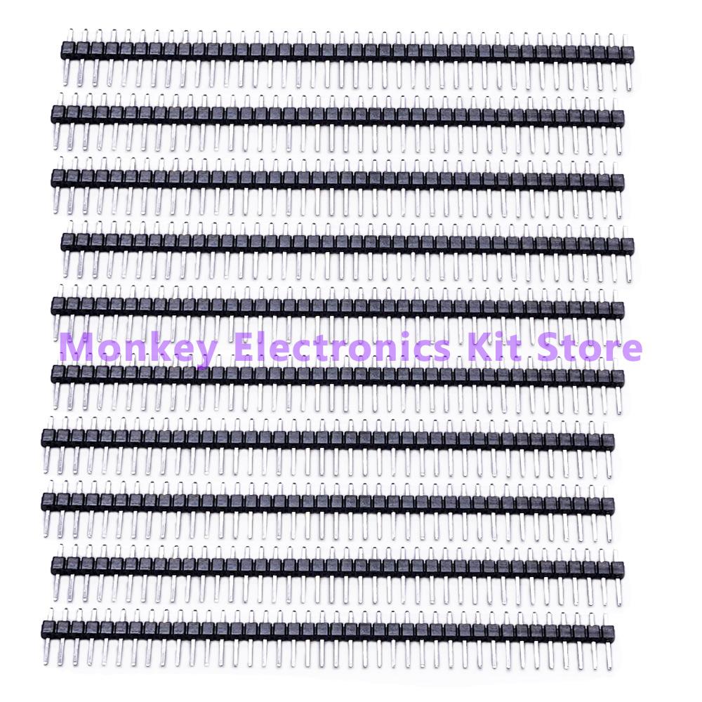 11pcs 1x11 , 11 PinSingle Row Male and Female 1.11 Breakable Pin Header PCB JST Connector Strip for Arduino DIY Kit