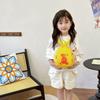 Kindergarten Middle And Small Class Students Schoolbag Cartoon Cute Bear Boys And Girls Backpack Children'S Backpack