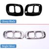 2pcs Stainless Steel Chrome For Mercedes Benz GLA Class X156 Car Exhaust Output Tail CoverTrim For Infiniti Q30 QX30