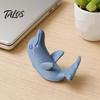 Talos 3D Printed Cute Dolphin Phone Stand, Universal Desktop Holder for Cellphone, Vertical & Horizontal Dual-Mode Display, Matte Compact Desk
