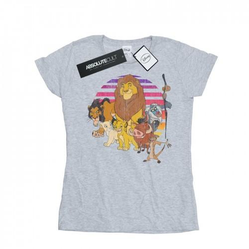 

Disney Womens/Ladies The Lion King Pride Family Cotton T-Shirt XXL білий